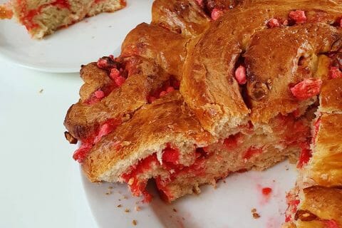 Cliquez pour zoomer ! Brioche aux pralines roses Thermomix par chlo_m18