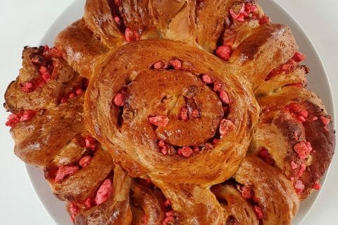 Cliquez pour zoomer ! Brioche aux pralines roses Thermomix par chlo_m18