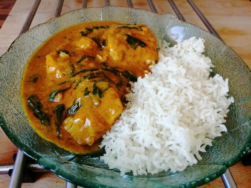 Cliquez pour zoomer ! Curry de poisson au lait de coco Thermomix par tartinepouki