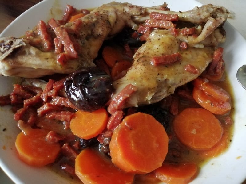 Cliquez pour zoomer ! Lapin aux pruneaux Thermomix par tartinepouki