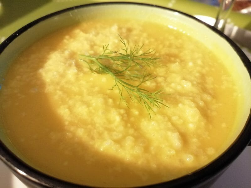 Cliquez pour zoomer ! Crème de fenouil et carottes Thermomix par tartinepouki