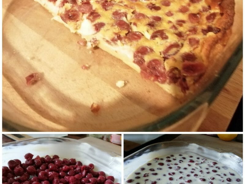 Cliquez pour zoomer ! Clafoutis aux cerises Thermomix par tartinepouki