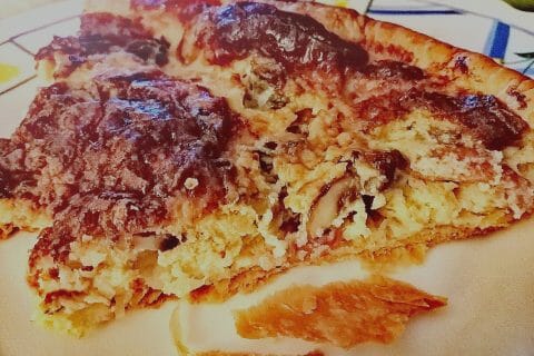 Cliquez pour zoomer ! Tarte champignons et lardons Thermomix par tartinepouki