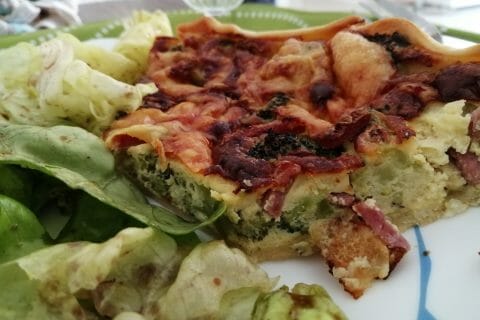 Cliquez pour zoomer ! Tarte aux brocolis et roquefort Thermomix par tartinepouki
