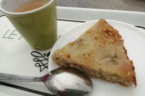 Cliquez pour zoomer ! Gâteau de flocons d’avoine à la banane Thermomix par tartinepouki