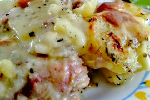 Cliquez pour zoomer ! Gratin d’andouillettes Thermomix par tartinepouki