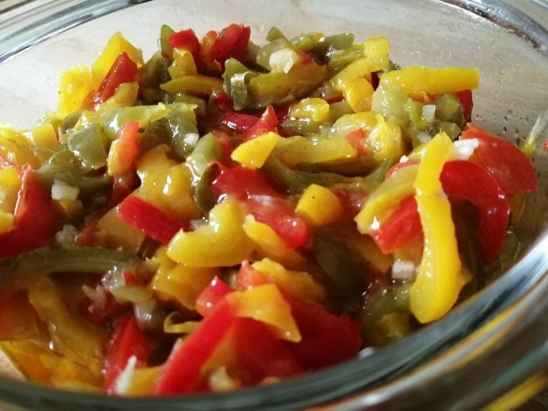 Cliquez pour zoomer ! Poivrons à l’aigre-douce Thermomix par tartinepouki
