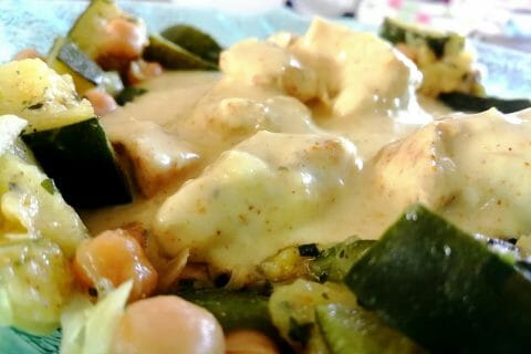 Cliquez pour zoomer ! Blancs de poulet sauce moutarde et curry Thermomix par tartinepouki