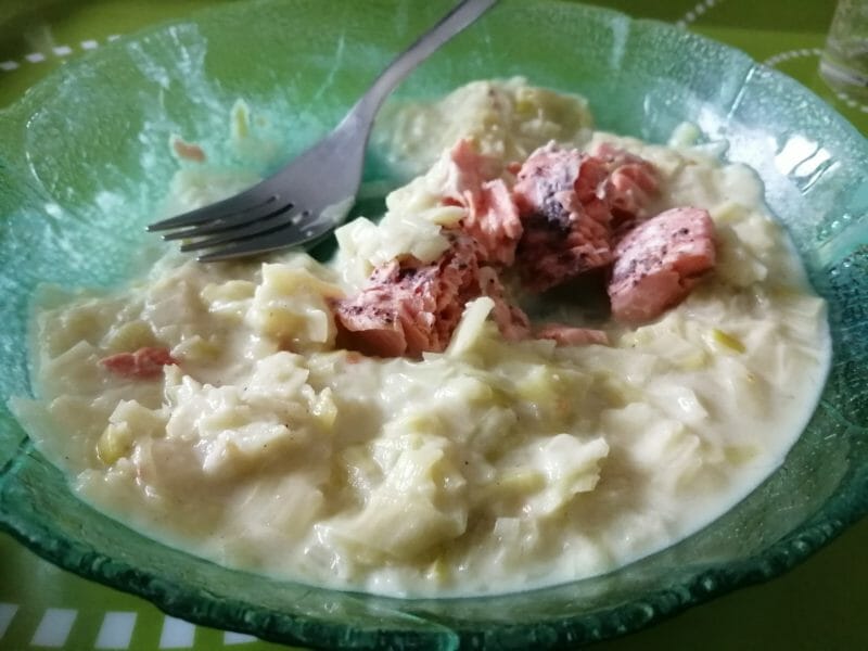 Cliquez pour zoomer ! Fondue de poireaux Thermomix par tartinepouki