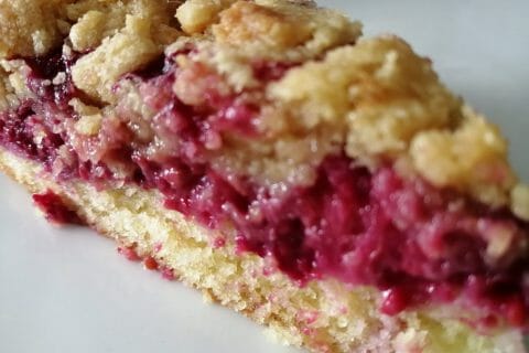 Cliquez pour zoomer ! Crumb cake framboises Thermomix par tartinepouki