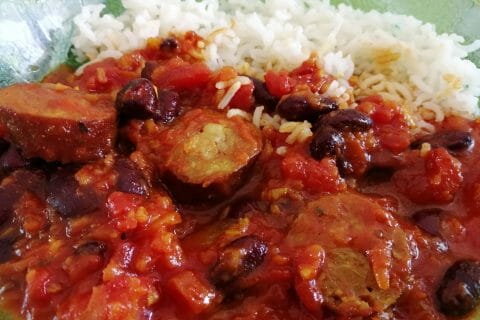 Cliquez pour zoomer ! Rougail saucisse Thermomix par tartinepouki