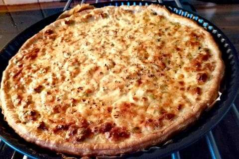 Cliquez pour zoomer ! Quiche au thon et aux olives vertes Thermomix par tartinepouki