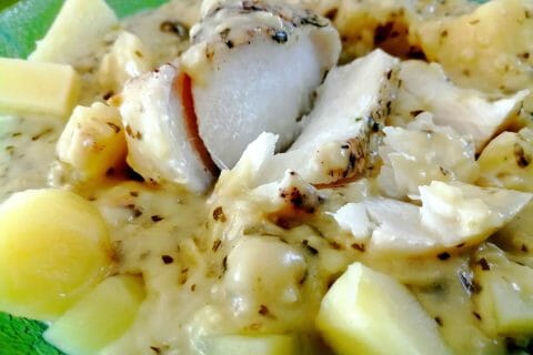 Cliquez pour zoomer ! Filet de cabillaud et sa sauce persillée Thermomix par tartinepouki