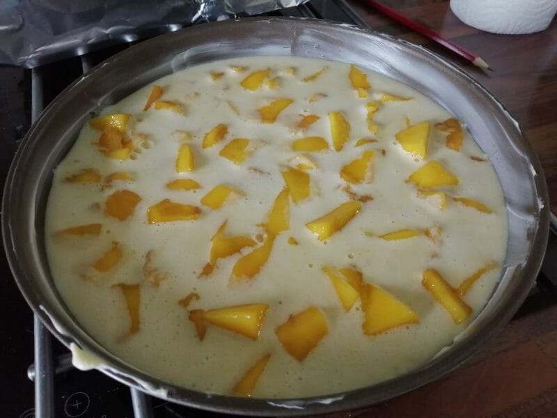 Cliquez pour zoomer ! Clafoutis à la mangue Thermomix par tartinepouki