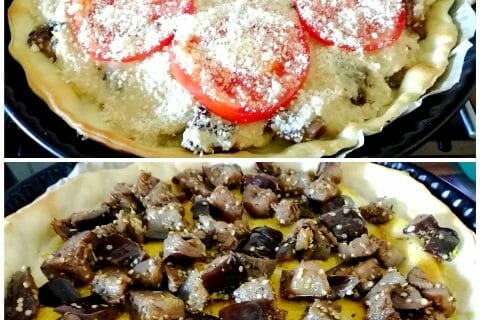 Cliquez pour zoomer ! Quiche thon et aubergines Thermomix par tartinepouki