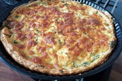 Cliquez pour zoomer ! Quiche épinards et lardons Thermomix par tartinepouki
