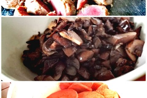 Cliquez pour zoomer ! Tourte aux cuisses de canard confites et champignons Thermomix par tartinepouki