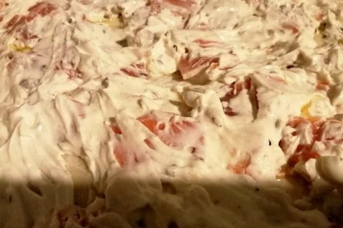 Cliquez pour zoomer ! Tarte flambée rapide au saumon fumé Thermomix par tartinepouki
