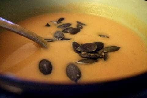 Cliquez pour zoomer ! Velouté de patates douces et carottes Thermomix par tartinepouki