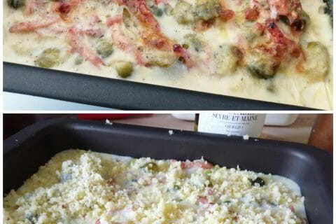 Cliquez pour zoomer ! Gratin de choux de Bruxelles au comté Thermomix par tartinepouki