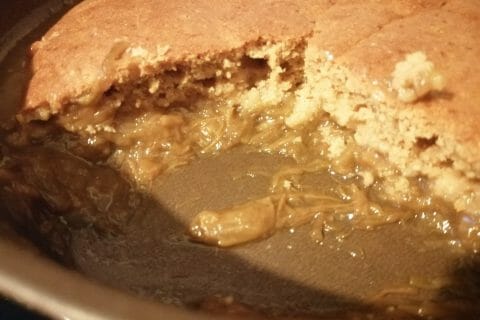 Cliquez pour zoomer ! Cobbler à la rhubarbe Thermomix par tartinepouki