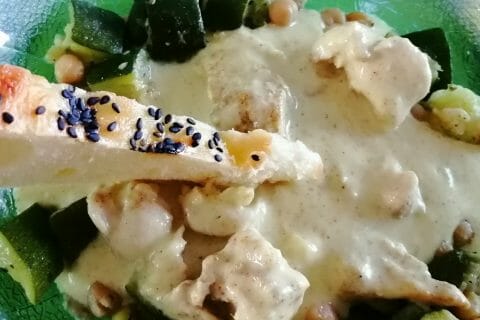 Cliquez pour zoomer ! Blancs de poulet sauce moutarde et curry Thermomix par tartinepouki