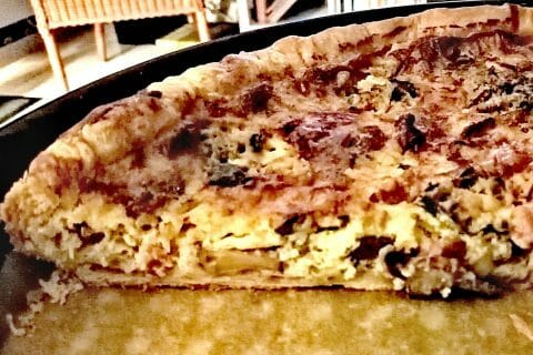 Cliquez pour zoomer ! Tarte champignons et lardons Thermomix par tartinepouki