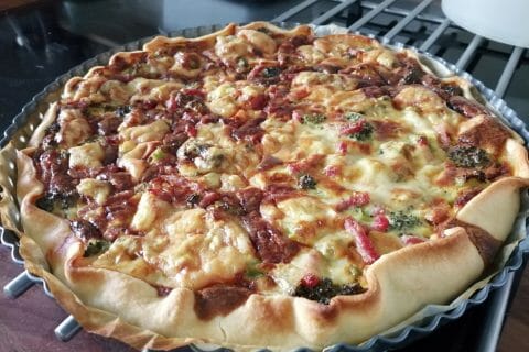 Cliquez pour zoomer ! Tarte aux brocolis et roquefort Thermomix par tartinepouki