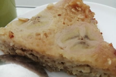 Cliquez pour zoomer ! Gâteau de flocons d’avoine à la banane Thermomix par tartinepouki
