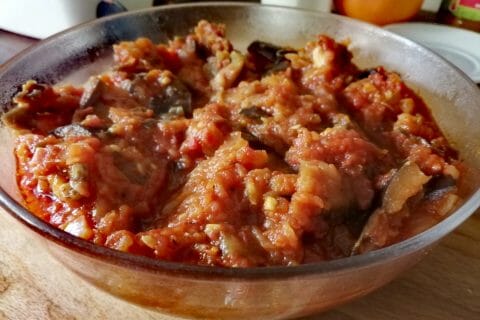 Cliquez pour zoomer ! Mijoté d’aubergines à la tomate Thermomix par tartinepouki