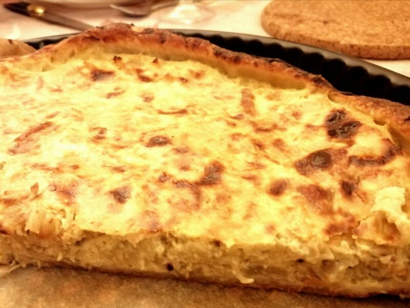 Cliquez pour zoomer ! Tarte fondante aux endives et au curry Thermomix par tartinepouki