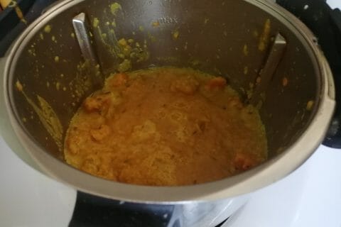 Cliquez pour zoomer ! Dhal de patate douce et de lentilles corail Thermomix par tartinepouki