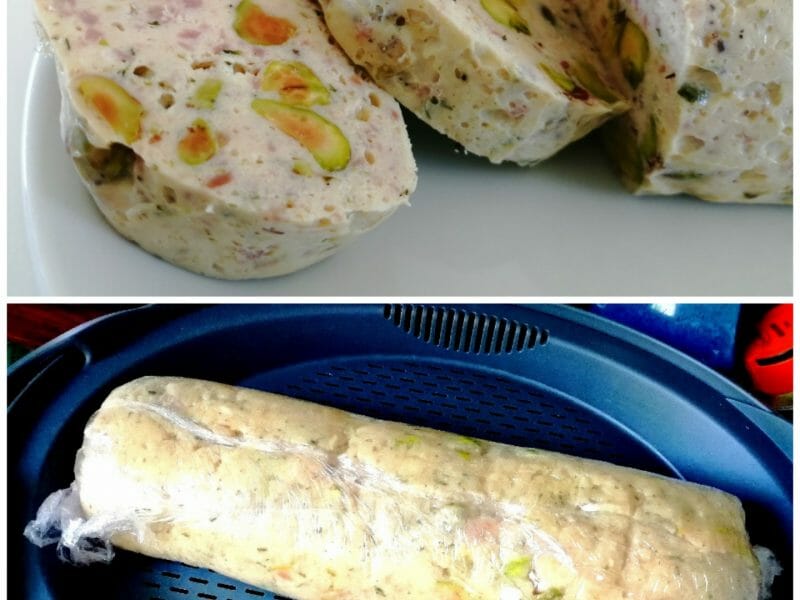 Cliquez pour zoomer ! Galantine de poulet aux pistaches Thermomix par tartinepouki