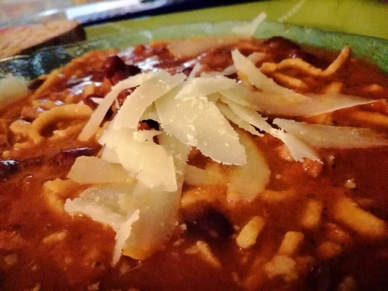 Cliquez pour zoomer ! Soupe aux haricots rouges et coquillettes Thermomix par tartinepouki