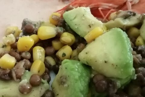 Cliquez pour zoomer ! Salade de lentilles Thermomix par tartinepouki