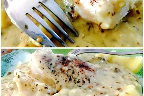 Cliquez pour zoomer ! Filet de cabillaud et sa sauce persillée Thermomix par tartinepouki