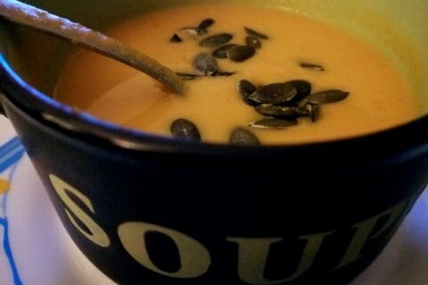 Cliquez pour zoomer ! Velouté de patates douces et carottes Thermomix par tartinepouki
