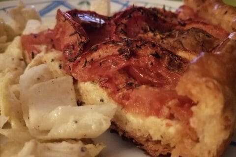 Cliquez pour zoomer ! Tarte tomates et amandes Thermomix par tartinepouki