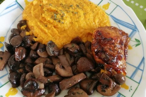 Cliquez pour zoomer ! Purée de pommes de terre et patates douces Thermomix par tartinepouki