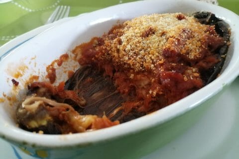 Cliquez pour zoomer ! Aubergines farcies au thon Thermomix par tartinepouki