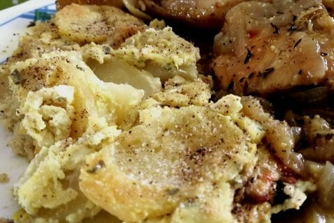 Cliquez pour zoomer ! Gratin de pommes de terre au Boursin Thermomix par tartinepouki