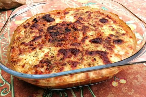 Gratin de riz façon pizza au Thermomix - Cookomix