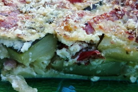 Cliquez pour zoomer ! Quiche poivrons et courgettes Thermomix par tartinepouki