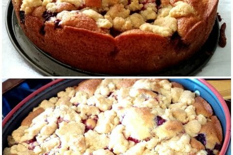 Cliquez pour zoomer ! Crumb cake framboises Thermomix par tartinepouki