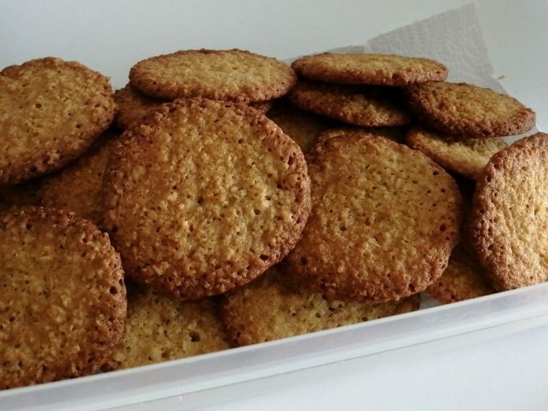 Cliquez pour zoomer ! Havreflarn (galettes de flocons d’avoine) Thermomix par tartinepouki