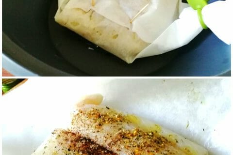 Cliquez pour zoomer ! Filet de cabillaud et sa sauce persillée Thermomix par tartinepouki