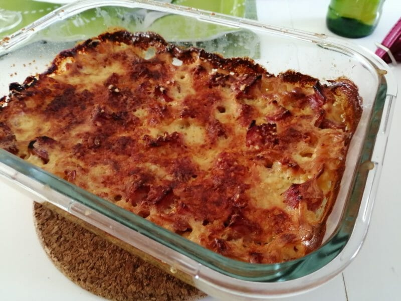 Cliquez pour zoomer ! Gratin de fusilli au jambon Thermomix par tartinepouki