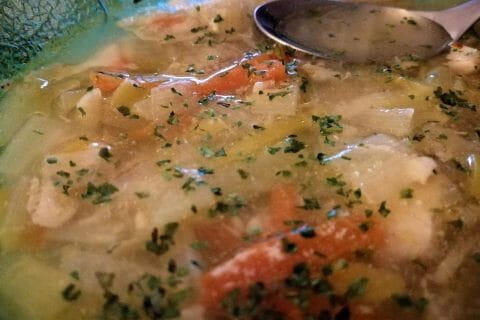 Cliquez pour zoomer ! Bouillon Chinois, poulet et poireaux Thermomix par tartinepouki