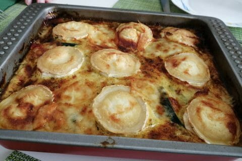Cliquez pour zoomer ! Gratin de courgettes au chèvre Thermomix par tartinepouki