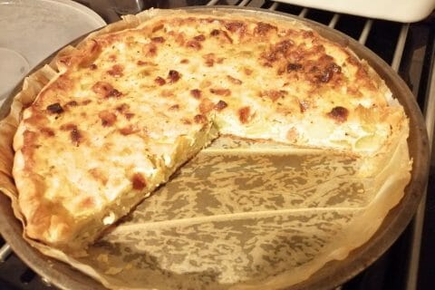 Cliquez pour zoomer ! Quiche aux choux de Bruxelles et lardons Thermomix par tartinepouki